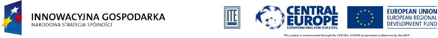 Innowacyjna Gospodarka - Narodowa Strategia Spójności - logo ITE - Unia Europejska - Europejski Fundusz Rozwoju Regionalnego